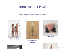 Tablet Screenshot of immevanderhaak.nl